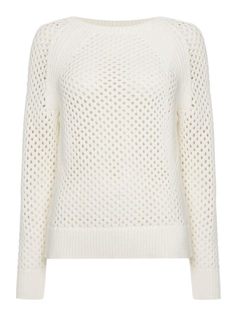 white michael michael kors knits|White Knit MICHAEL Michael Kors Clothing for Women .